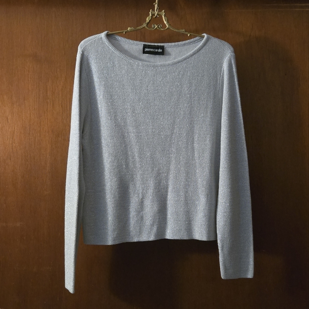 Vintage Pierre Cardin silver pullover